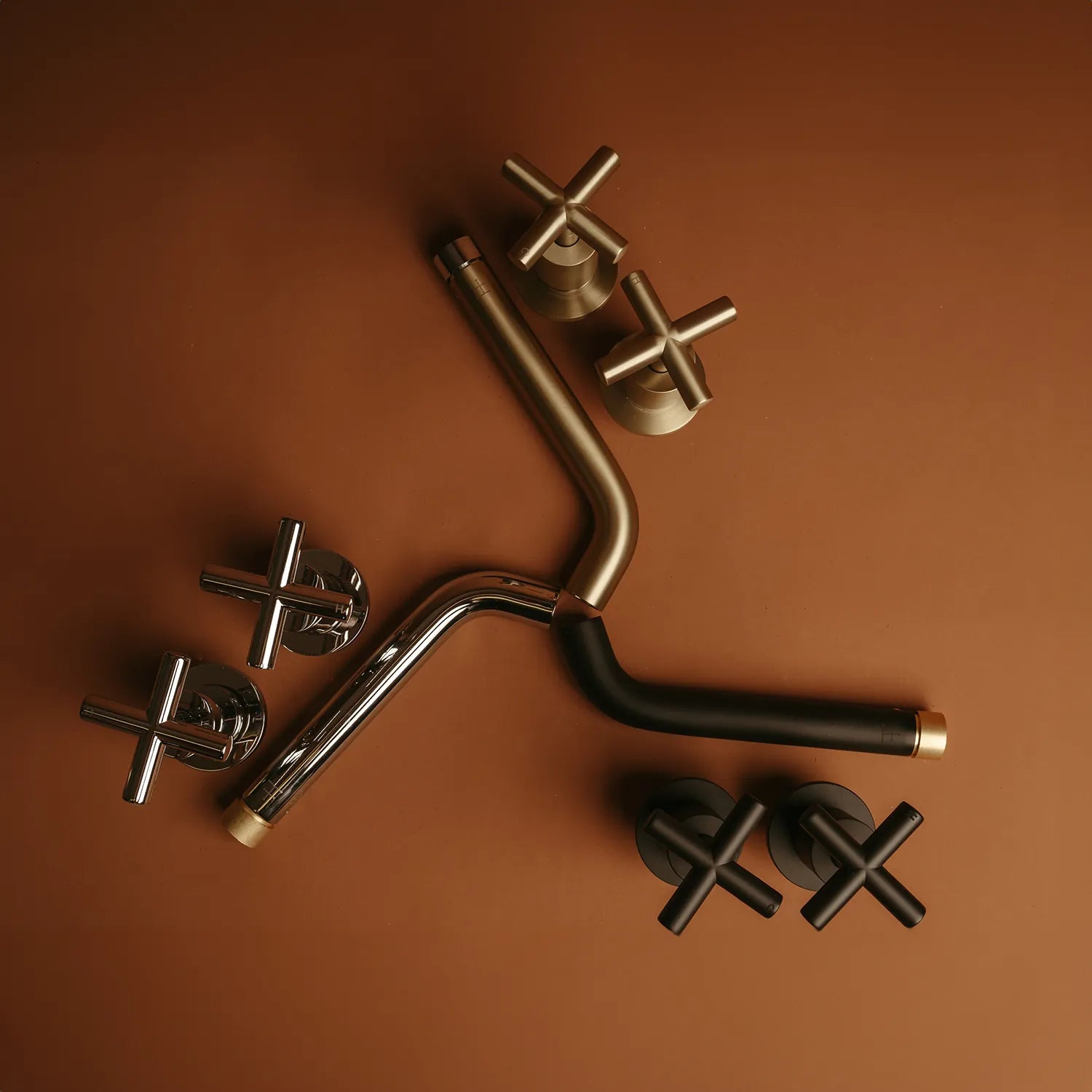 flexible and durable hose that connects the tapware to the water supply
