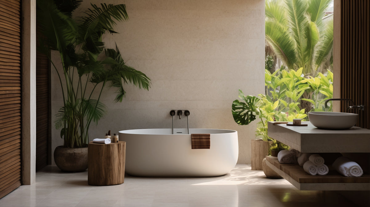 Stylish Bathroom Ideas for Black Tapware