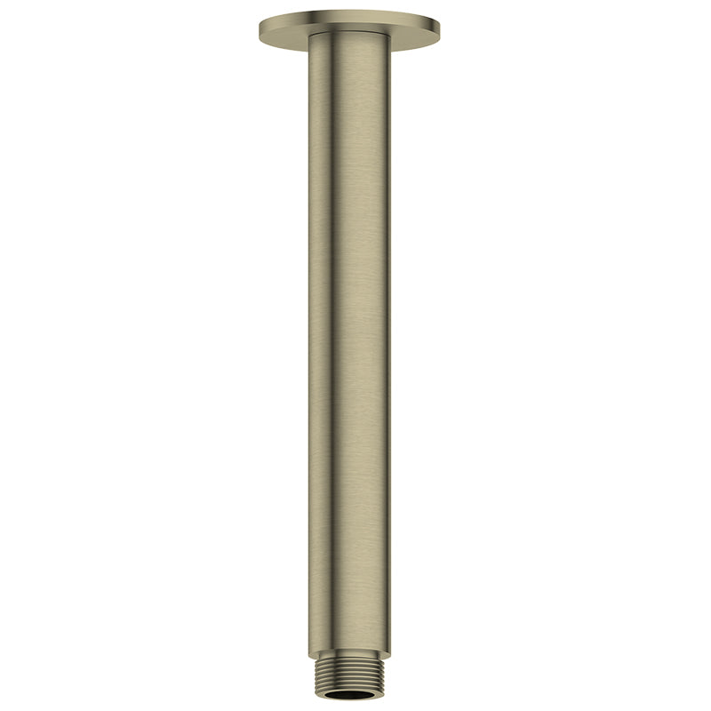 Ceiling Drop Shower Arm 20mm | Brushed Brass | Taffner Interiors