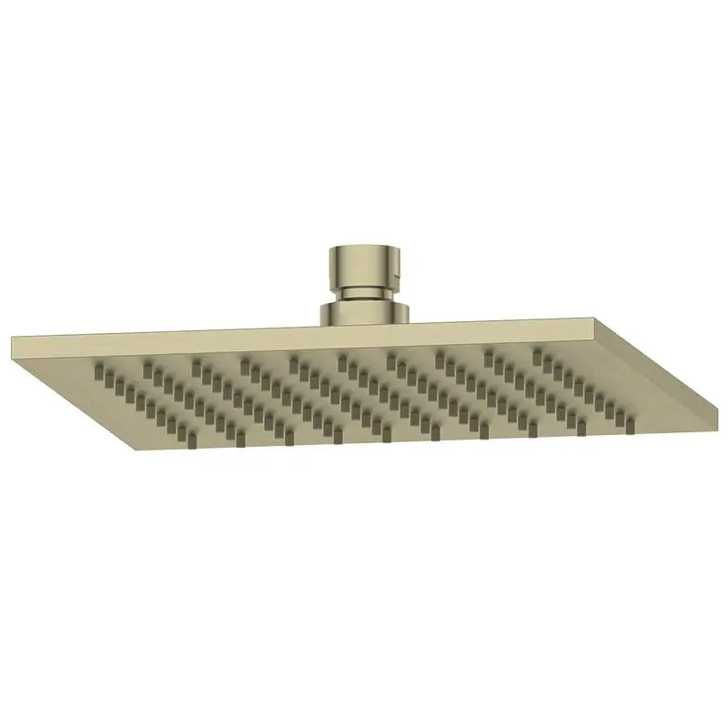 Square Shower Head 300mm | Brushed Brass | Taffner Interiors