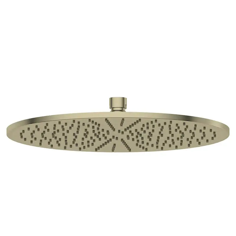 Shower Head Round 300mm| Brushed Brass | Taffner Interiors