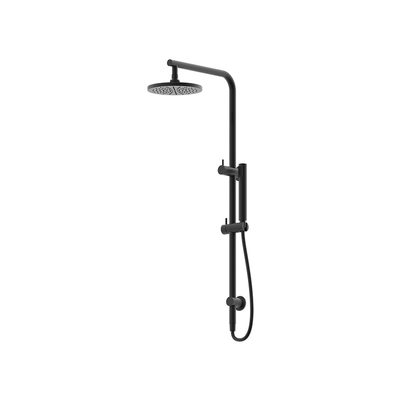 Shower Rail Set Bath Filler | Matte Black | Taffner Interiors